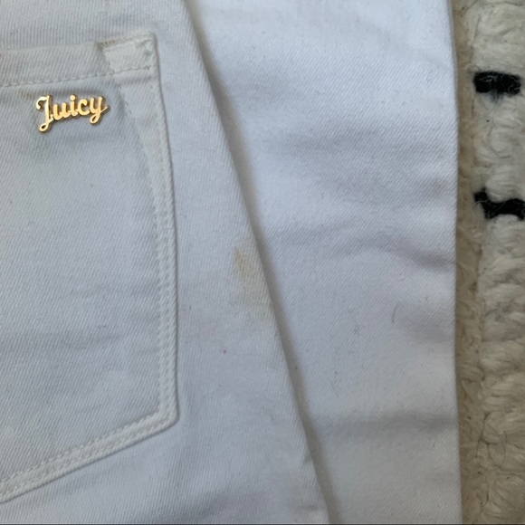 JUICY COUTURE || Bedazzled White Skinny Jeans - Picture 5 of 7
